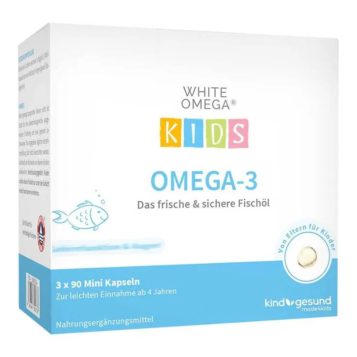 White Omega Kids Weichkapseln, 270 St