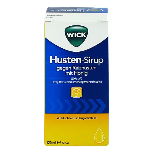 Wick Husten-Sirup gegen Reizhusten mit Honig, 120 ml