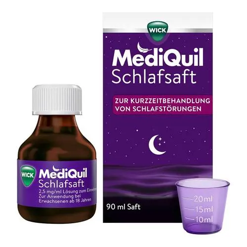 Wick Mediquil Schlafsaft 2,5 mg / ml Lösung zum Einnehmen, 90 ml