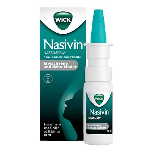 Wick Nasivin Nasenspray oK Erwachsene/Schulkinder 0,5 mg/ml, 10 ml