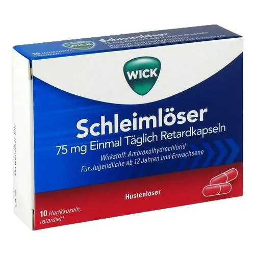 Wick Schleimlöser 75 mg einmal täglich Retardkapseln , 10 St