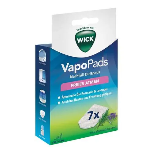 Wick Vapopads 7 Rosmarin Lavendel Pads WBR7, 1 P