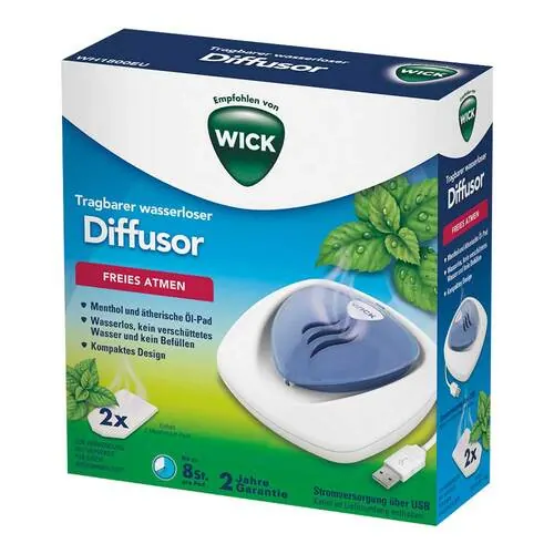 Wick wasserloser Diffusor mit Usb tragbar, 1 St