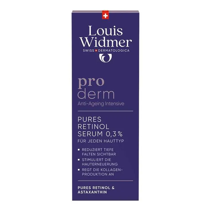 Widmer proderm Pures Retinol Serum 0,3% l.P., 30 ml