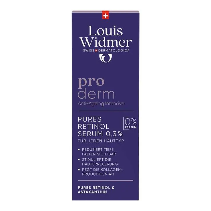 Widmer proderm Pures Retinol Serum 0,3% ohne P., 30 ml