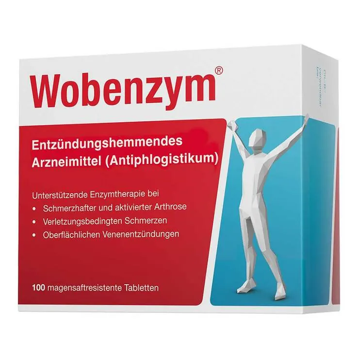 Wobenzym magensaftresistente Tabletten, 100 St