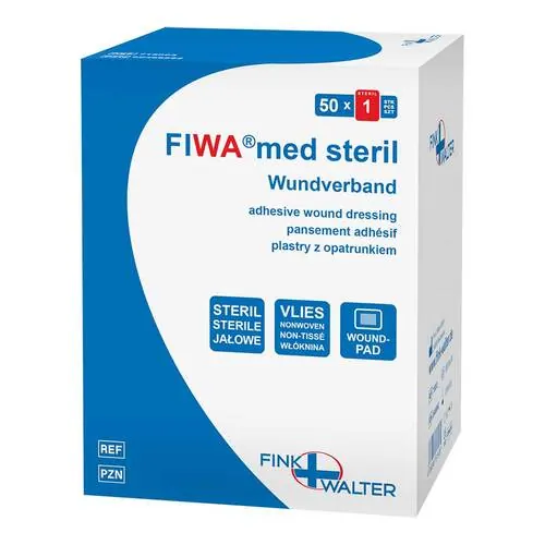WUNDVERBAND steril 5x7,2 cm, 50 St