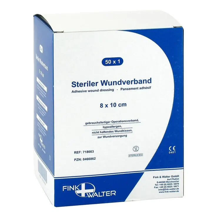 Wundverband steril 8cmx10cm, 50 St