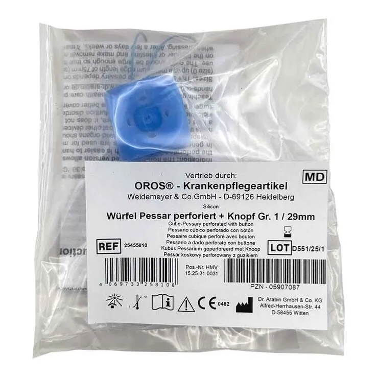 Würfelpessar perforiert 29 mm Größe 1, 1 St