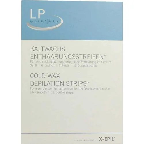 X-Epil Kaltwachsstreifen für d.Gesicht, 12 St