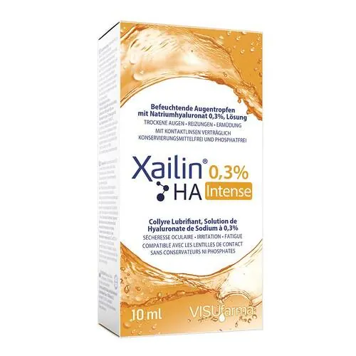 Xailin Intense 0,3% HA Augentropfen, 10 ml