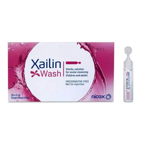 Xailin Wash Augenspüllösung in Einzeldosen, 20X5 ml