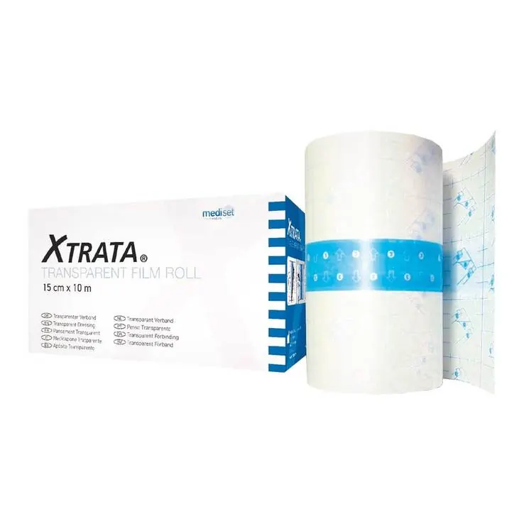 Xtrata transparent Folienverband 15 cmx10 m unsteril Rolle, 1 St