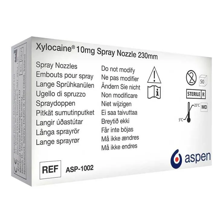 Xylocain Sprühkanülen L 23 cm, 50 St