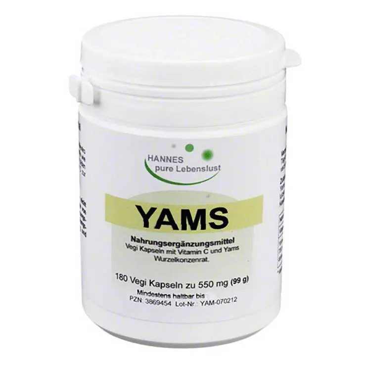 Yams Wurzel Kapseln, 180 St