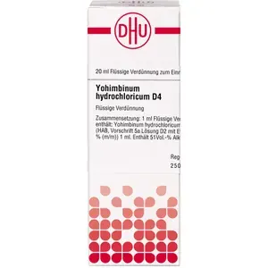 YOHIMBINUMHYDROCHLORICUMD4Dilution20ml