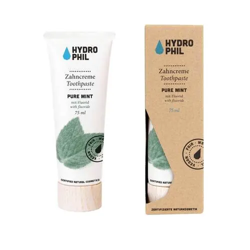 Zahncreme pure mint mit Fluorid, 75 ml