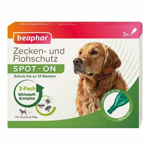 Zecken-Und Flohschutz Spot-on für große Hunde, 6 ml