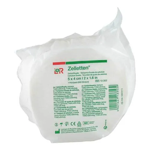 ZELLETTEN Tupfer 4x5 cm unsteril Rolle, 300 St