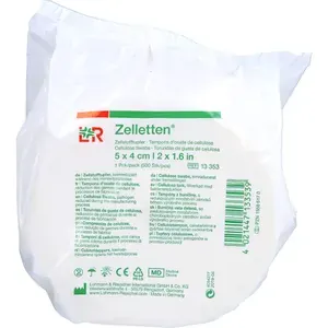 ZELLETTENTupfer4x5cmkeimreduziertRolle500St