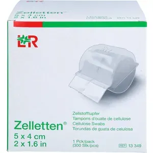 ZELLETTENTupfer4x5cmunsterilRolle300St
