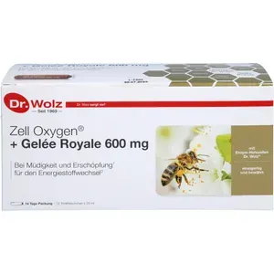 ZELLOXYGEN+GeleeRoyale600mgTrinkampullen14Stück