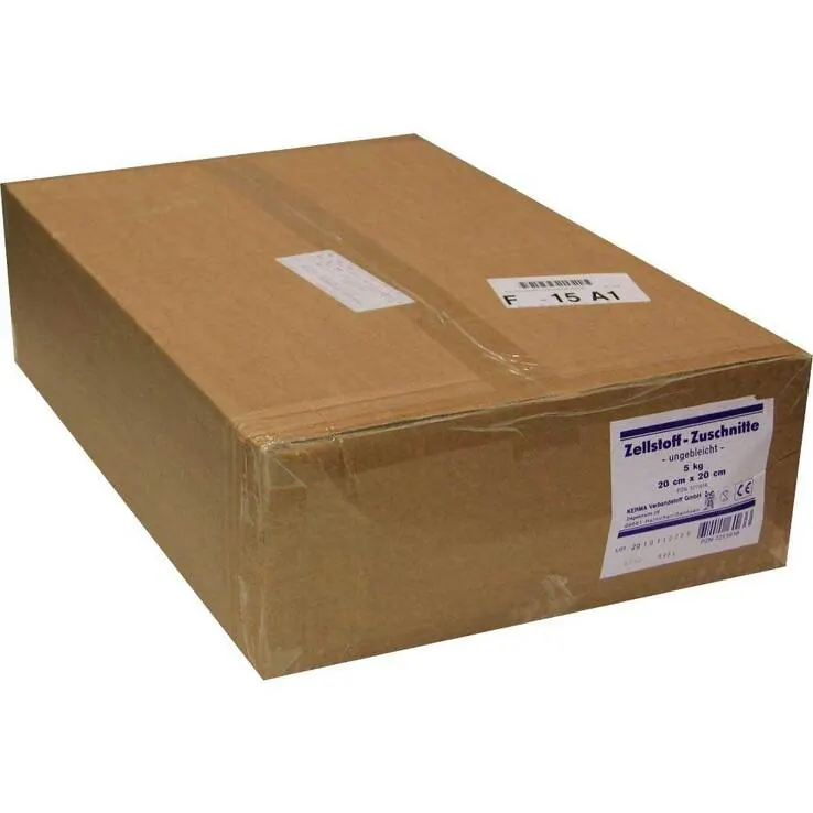Zellstoff ungebleicht 20x20c, 5 kg