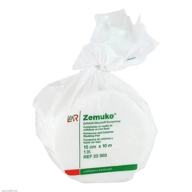 Zemuko Kompresse gerollt 10mx15, 1 St