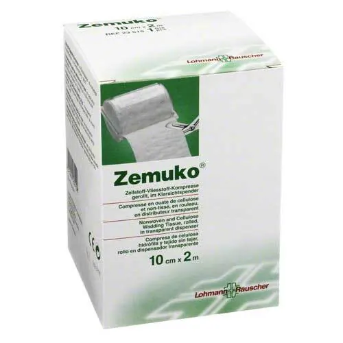 Zemuko Vliesstoff-Kompresse gerollt 10 cmx2 m, 1 St
