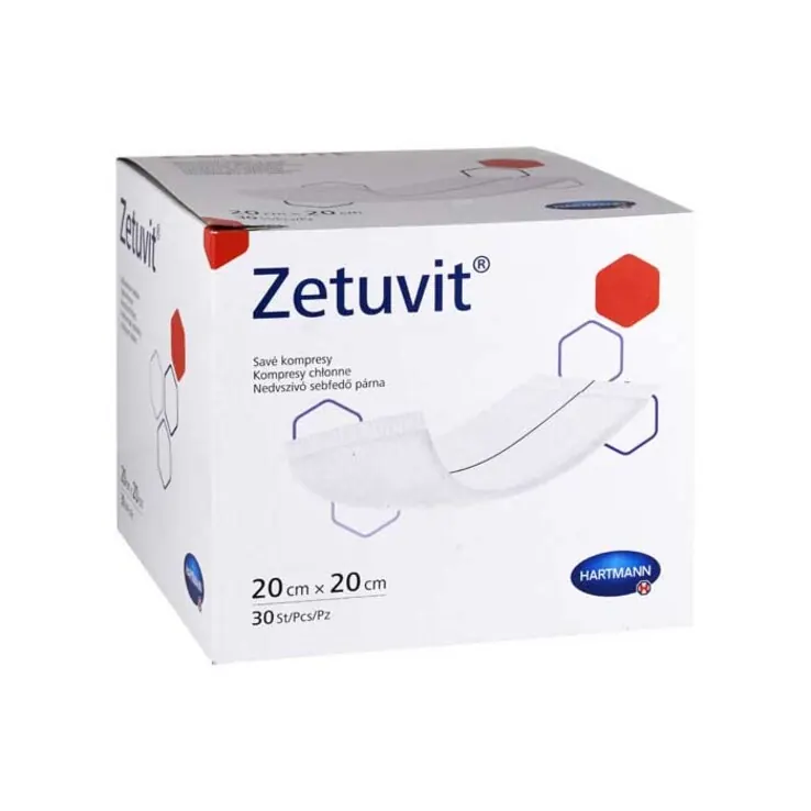 Zetuvit Saugkompresse unsteril 20x20 cm Cpc, 30 St