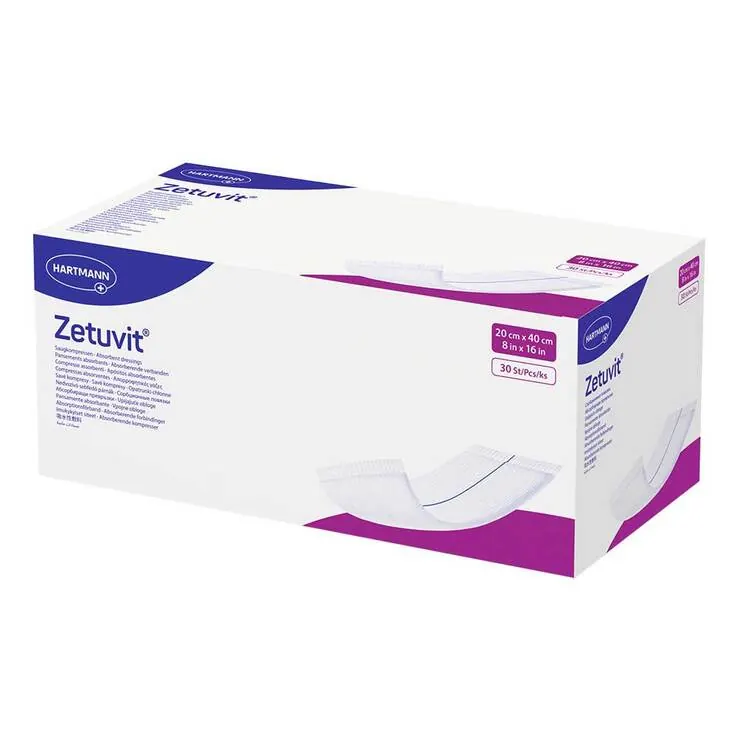 Zetuvit Saugkompresse unsteril 20x40 cm, 30 St