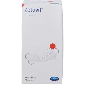 ZETUVITSaugkompressensteril10x20cm25St