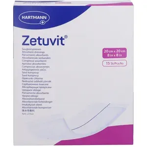 ZETUVITSaugkompressensteril20x20cm15St