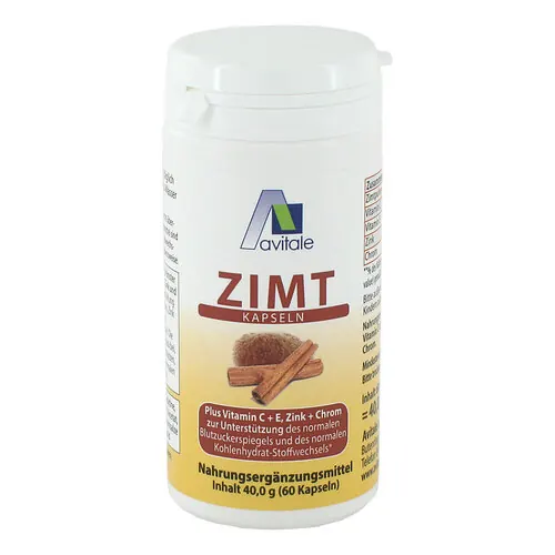 Zimt Kapseln 500 mg + Vitamin C+E, 60 St