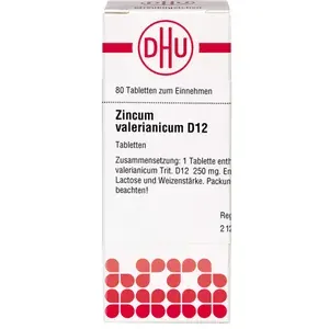 ZINCUMVALERIANICUMD12Tabletten80St