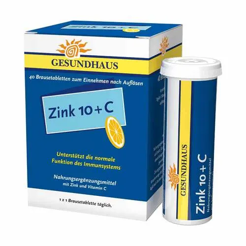 Zink 10 + C Brausetabletten, 40 St