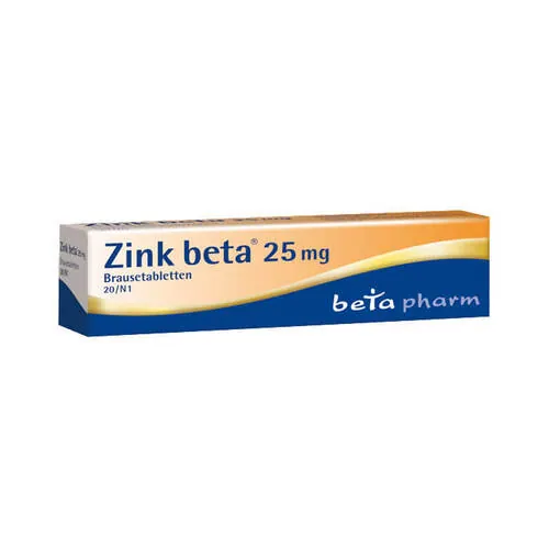 Zink Beta 25 Brausetabletten, 20 St