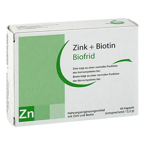 Zink + Biotin Kapseln, 40 St