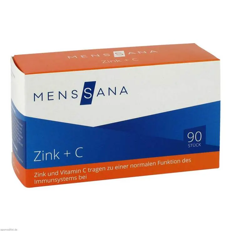 Zink + C Menssana Lutschtabletten, 90 St
