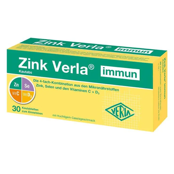 Zink Verla immun Kautabs, 30 St