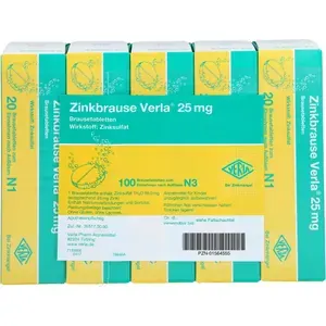 ZINKBRAUSEVerla25mgBrausetabletten100St