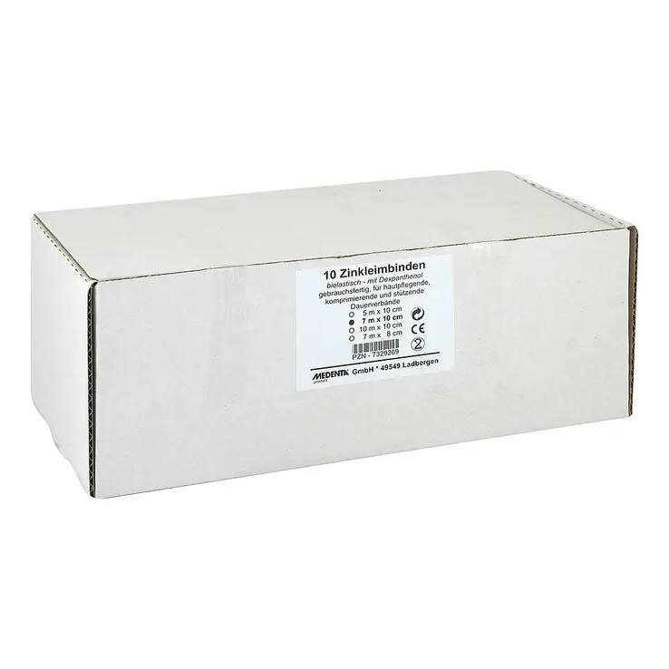 Zinkleimbinde 7mx10cm, 10 St