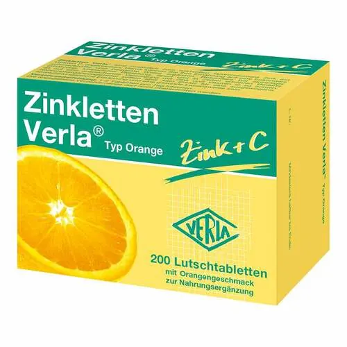 Zinkletten Verla Orange Lutschtabletten, 200 St