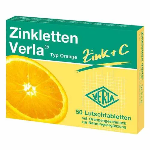 Zinkletten Verla Orange Lutschtabletten, 50 St