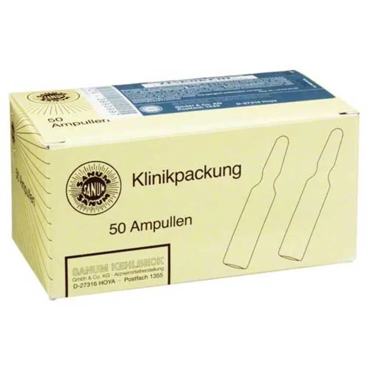 Zinkokehl Ampullen D 4, 50X2 ml
