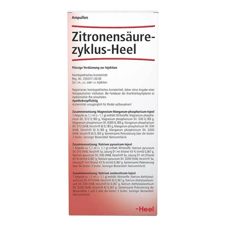 Zitronensäurezyklus Heel Ampullen, 100 St