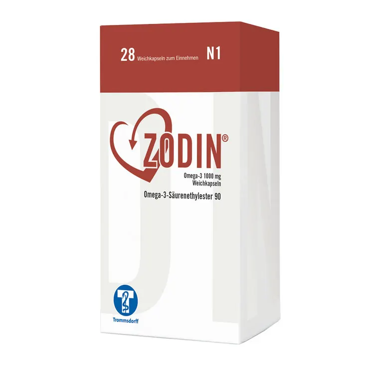Zodin Omega-3 1000 mg Weichkapseln, 28 St